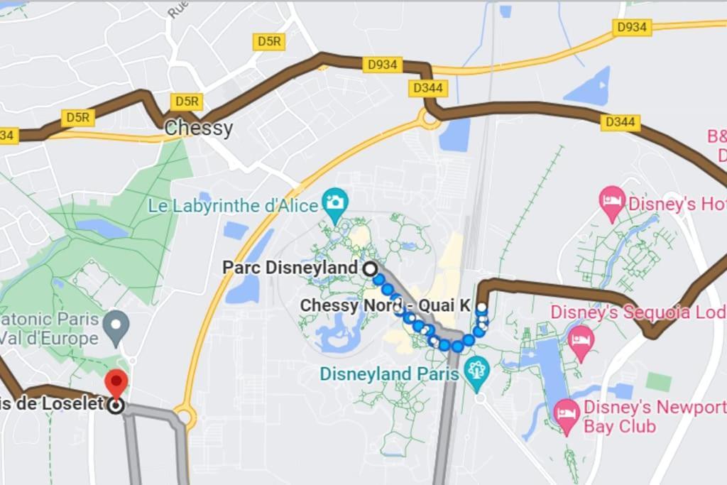 B206 Disneyland Paris Appartementappartement 몽테브랭 외부 사진